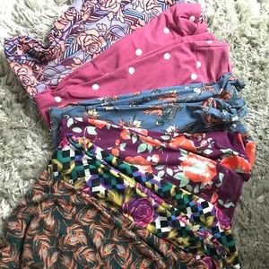 Lularoe Leggings Lot bundle of 6